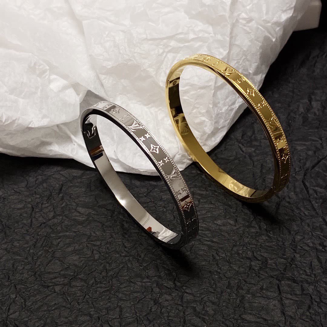 Louis Vuitton Monogram Star Bangle Bracelet